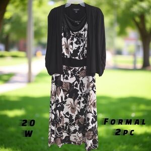 *0783 Formal 2pc dress set special occasions women  plus 20W